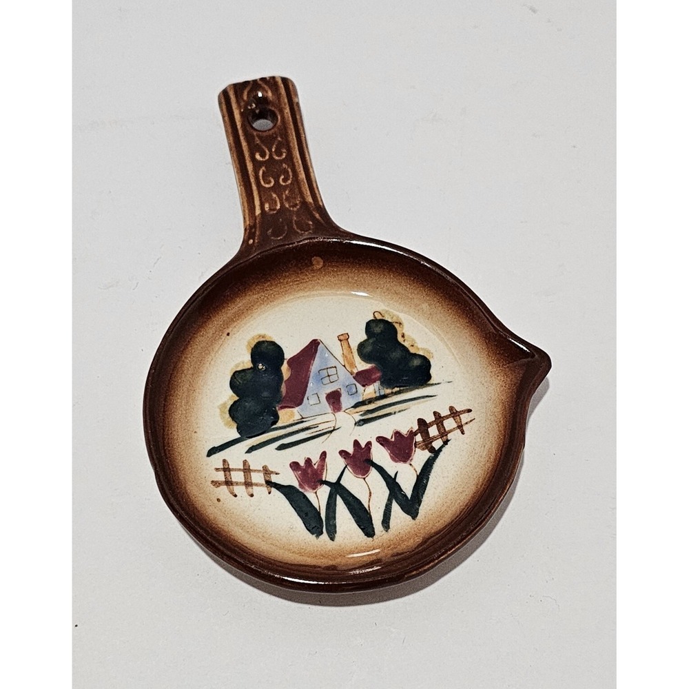 Vintage Ceramic Pan Small Made In Japan 5" X 3"